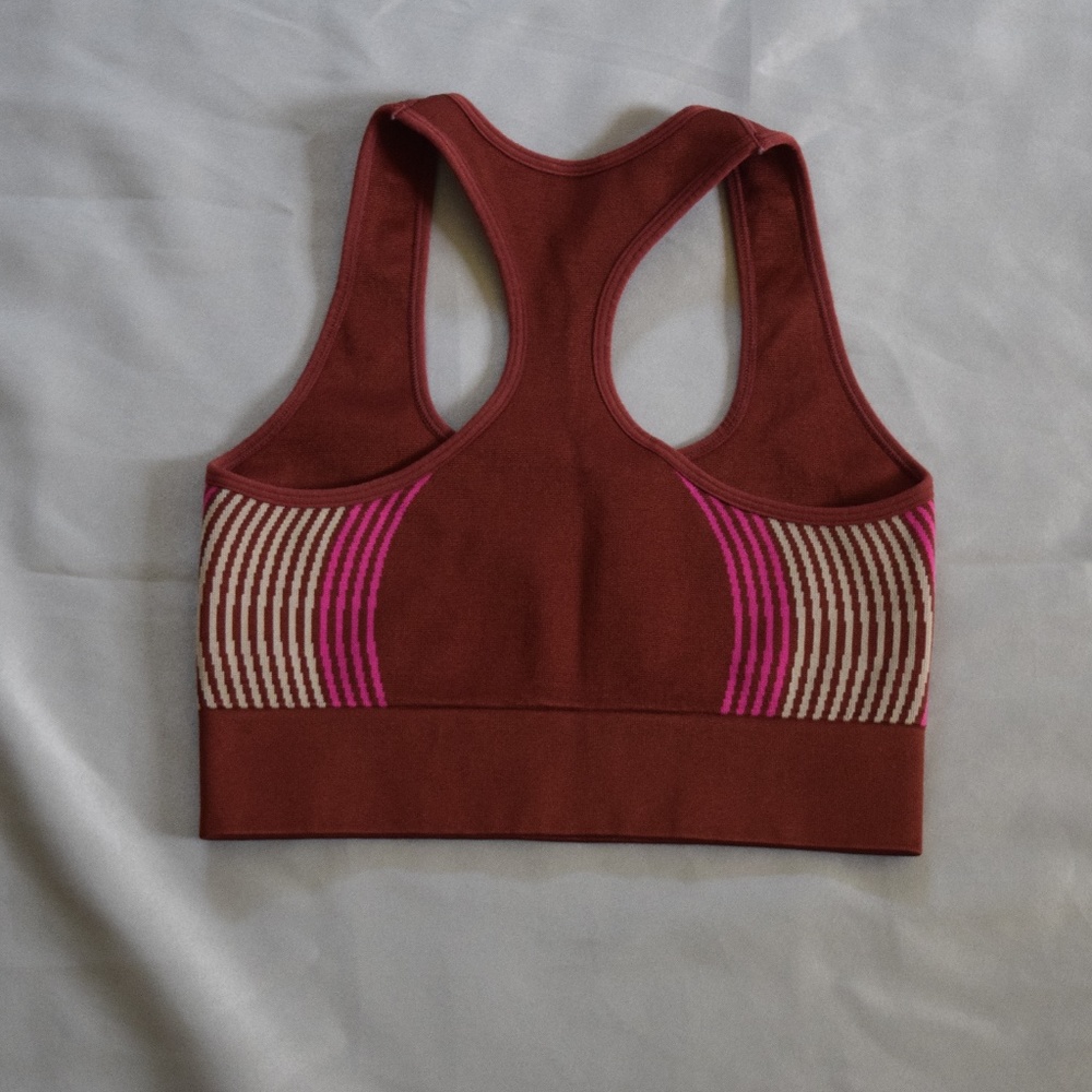 Reversible Knit Sports Bra Crop Top Size XS/S